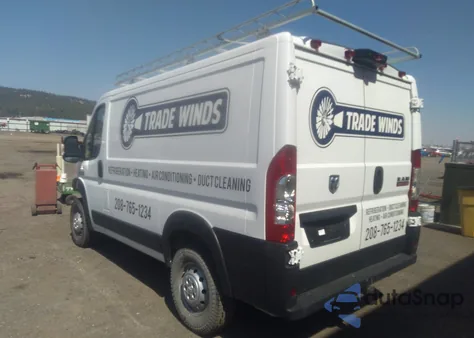 2019 Ram Promaster 1500 Low Roof 118 Wb из США, поврежденный, VIN 3C6TRVNG3KE500189